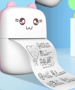 Alternative view of Mini Printer Portable Mini Bluetooth WiFi New Wrong Printer Mobile Phone Photo Title Note Hot Print Pocket Student Error Label Printer