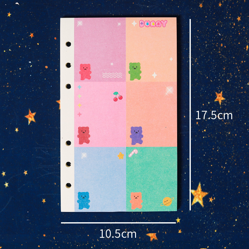 Loose-leaf Hand Ledger Full Set Of Girl Heart Pack Remove Student Coil Book - Image 8