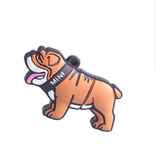 Creative cute animal silicone Bulldog car 8g16g U disk - Image 2