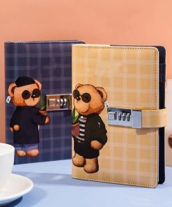 B6 Tide Card Password Book With Lock Senior Diary School Girls Creative Hand Ledger