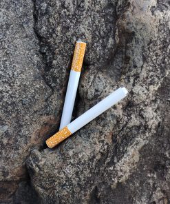 78-80mm Cigarette Shaped Smoke Tube Aluminum Washable And Portable Filter