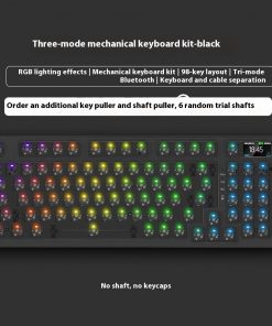 Alternative view of 98 Key Wireless Bluetooth Three-model Mechanical Keyboard Gaming Electronic Sports Office