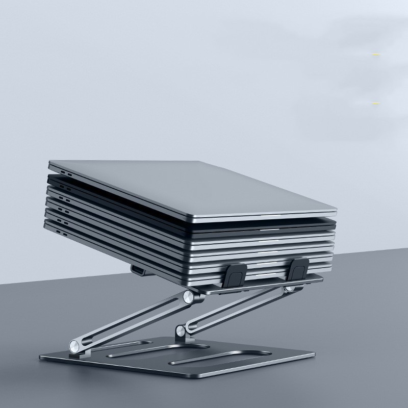 Metal Laptop Stand Office Adjustable Lift Table - Image 4