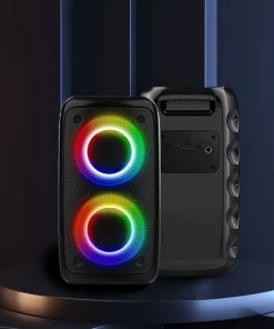Wireless Speaker With Subwoofer, Large Boombox Speaker, Stereo Speaker, Subwoofer, Outdoor Wireless Speaker, Party Disco Light, TWS, TF, AUX