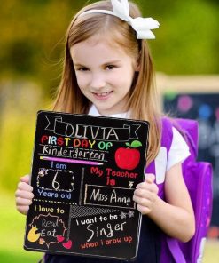 Alternative view of Blackboard First Day Of School Wooden Craftwork