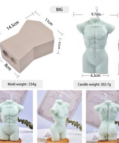 Alternative view of Silicone Body Candle Aromatherapy Plaster Silicone Size Model