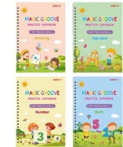 Alternative view of English Children's Groove Magic Practice Font Control Training Send Ten Pen Refill