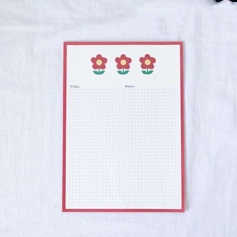 Patting Paper Cute Avocado Bear Sticky Note Book Tear - Image 5