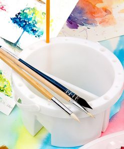 Student Art Use Portable Brush Holder For Painting Gouache Watercolor Oil Painting Material