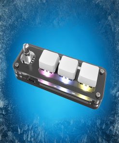 Custom Keypad With RGB Colorful Back Light Copy Paste Mini Keyboard