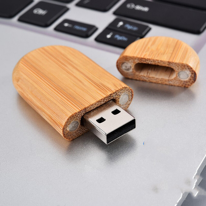 Wooden USB Drive Gift U Disk Set Maple Bamboo Creative - Image 7