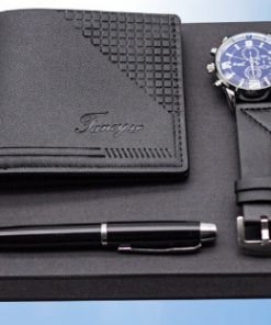 Alternative view of Creative Holiday Gift Wallet Pen Watch Set