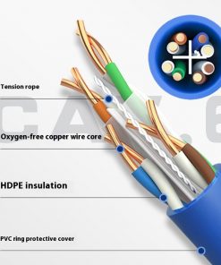 Alternative view of Gigabit Oxygen-free Copper Unshielded Network Cable National Standard Super Six Network Cable
