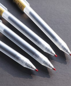 Alternative view of Simple Frosted Stick Retractable Gel Pen Sets