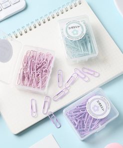 Macaron Color Paper Clip Creative Office Products