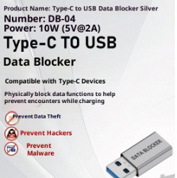 Notebook Phone Data Shielding USB Male To Type-C Female Adapter - Image 5