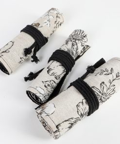 Alternative view of Japanese Printed Canvas High-capacity Rolling Pencil Case