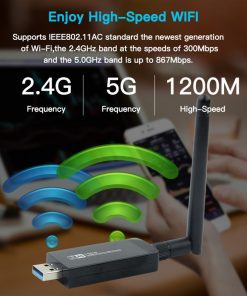 W97L 1200M Wireless Bluetooth Network Card USB