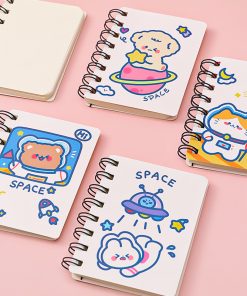 Alternative view of Astronaut Flipped Portable Pocket Flipper Notebook