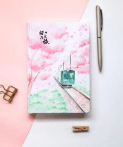 Alternative view of Muco Paper Notebook Notebook Sakura Flower Orbit AR Hardcover Student Handbook