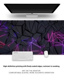 Alternative view of Thickened Overlock Computer Keyboard Table Mat