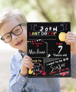 Blackboard First Day Of School Wooden Craftwork