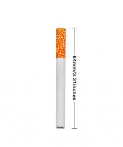 Alternative view of 78-80mm Cigarette Shaped Smoke Tube Aluminum Washable And Portable Filter