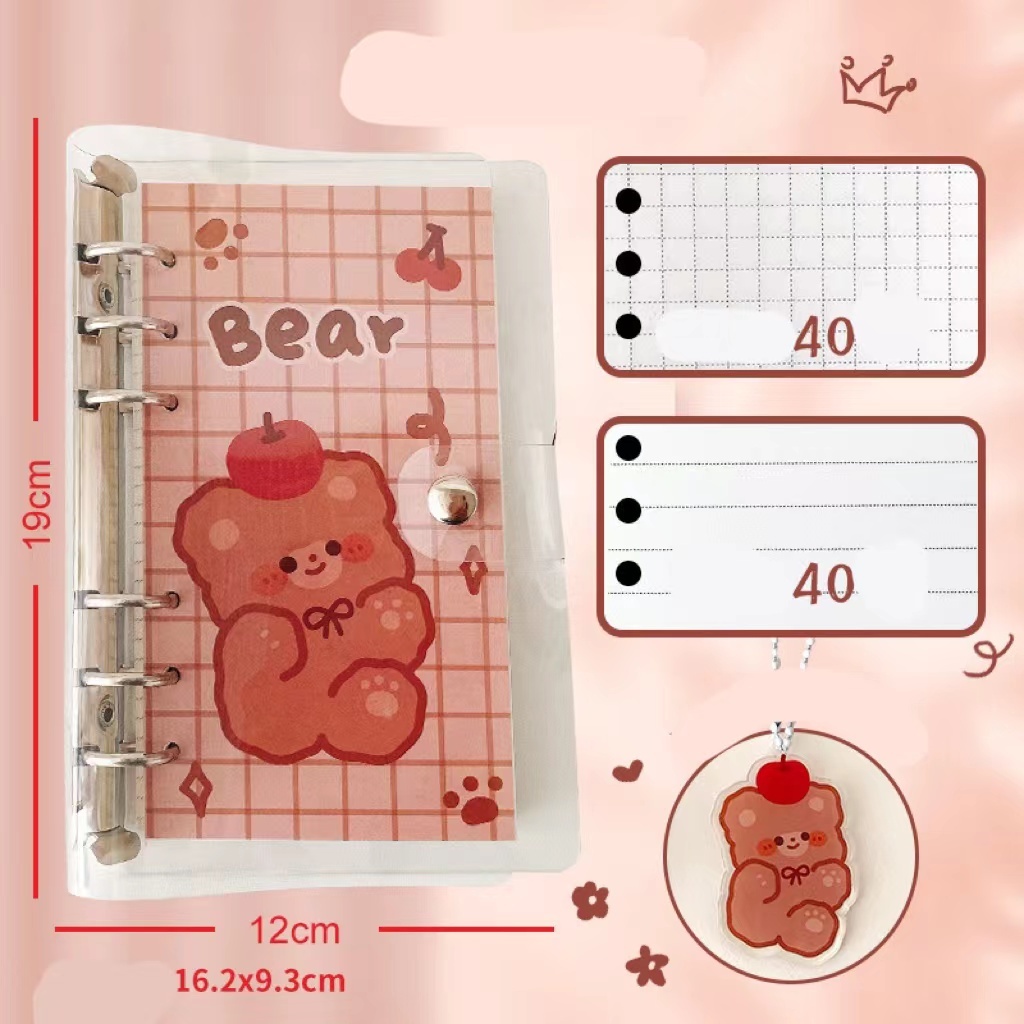 Loose-leaf Hand Ledger Full Set Of Girl Heart Pack Remove Student Coil Book - Image 5