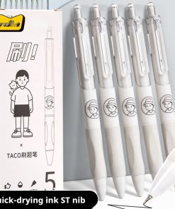 Alternative view of Student Quick-drying White Brush Questions Neutral Black 05 Press Good-looking Exam Signature