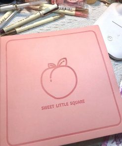 Alternative view of Square Notebook Blank Mesh Leather Surface Journal Book