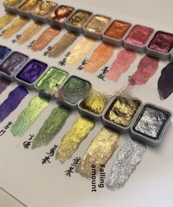 Traditional Chinese Painting Mineral Pearlescent Watercolor