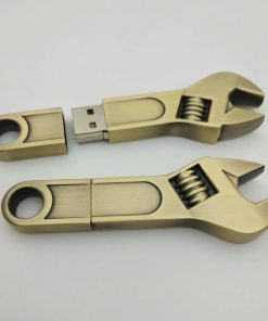 Metal Wrench U Disk Enterprise Business Conference Gift Double-headed Plum Blossom Activity