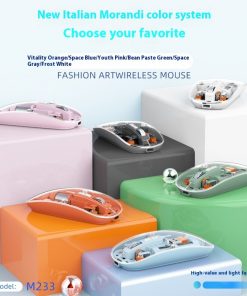 Transparent Wireless Mouse Desktop Computers And Laptop Office Home Mouse