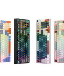 Alternative view of Combination Of Three Color Luminous Machinery Feel Desktop Computer