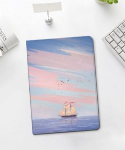 Silicone Dreamy Painting Style Sailing Cover