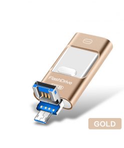 Alternative view of Universal Three-in-one USB Drive For Mobile Phone And Computer