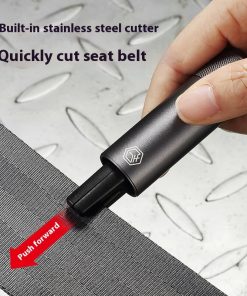 Automobile Safety Hammer Escape Broken Window Cuttable Safety Belt
