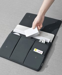 Black and white laptop bag laptop protective cover