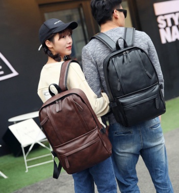 PU men's shoulder bag shoulder bag student bag computer men bag tide - Image 9