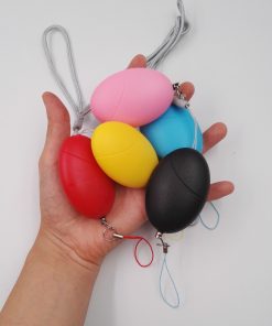 Oval alarm female self-defense female anti-tracking alarm