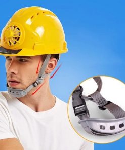 Alternative view of Construction site sun protection sunshade helmet