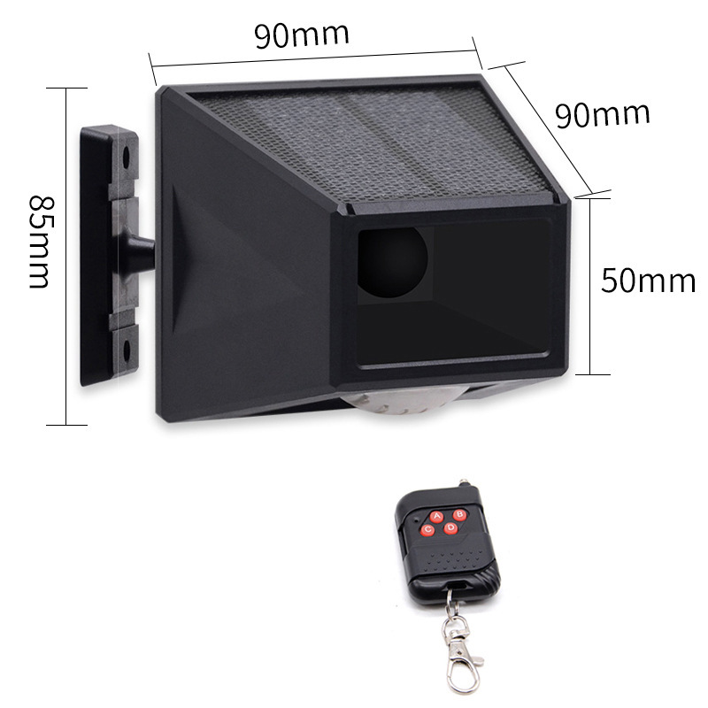 Solar Infrared Body Sensing Remote Control Alarm Lamp - Image 2