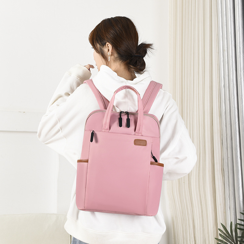 New Korean Fashion 15.6-Inch Computer Backpack Business Commuting Backpack Men'S Simple Waterproof Schoolbag Women'S - Image 4