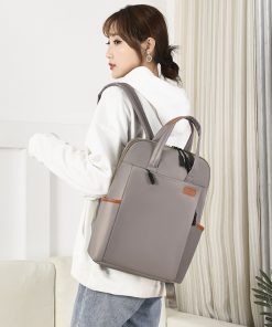 Alternative view of New Korean Fashion 15.6-Inch Computer Backpack Business Commuting Backpack Men'S Simple Waterproof Schoolbag Women'S