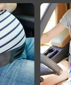Alternative view of Car seat belt for pregnant women, car co-pilot special anti-stroke cover, pregnant driving