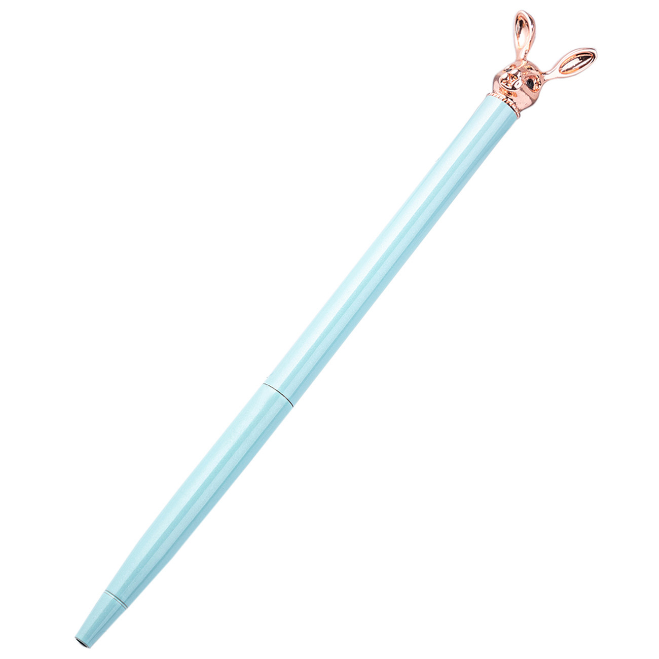 New Korean Fashion Cute Rabbit Metal Pen Metal Ballpoint Pen Custom Rotating Metal Pen Ballpoint Pen - Image 6