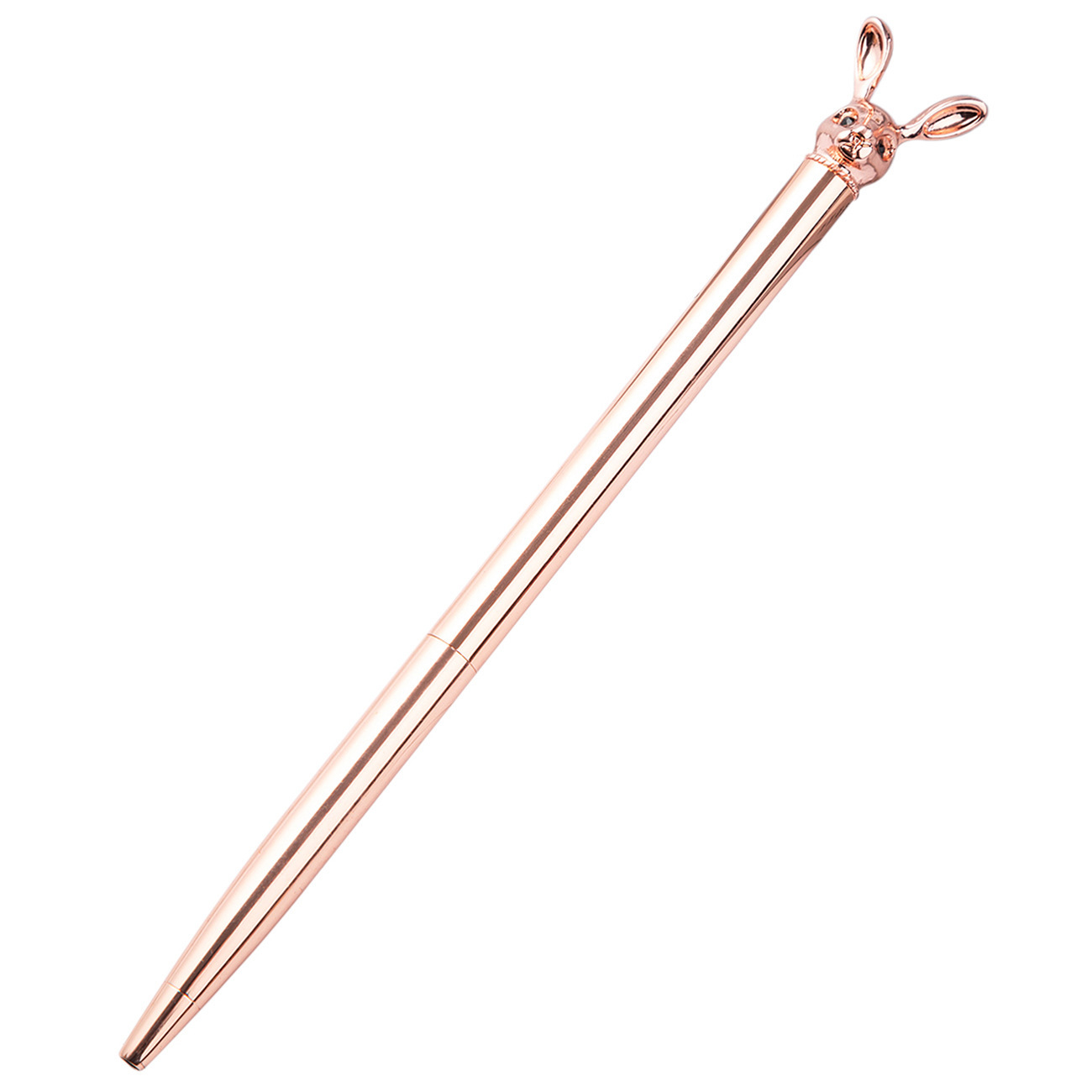 New Korean Fashion Cute Rabbit Metal Pen Metal Ballpoint Pen Custom Rotating Metal Pen Ballpoint Pen - Image 2