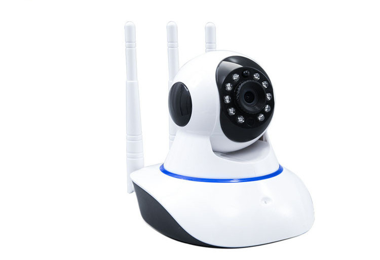 Intelligent Rotary Head Shaker Wifi Remote Wireless Network Three Antenna Camera Home Monitoring Hd Night Vision - Image 4