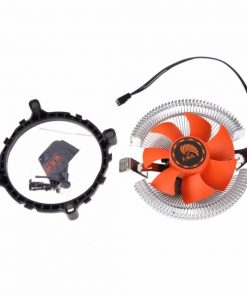 Alternative view of PC CPU Cooler Cooling-Fan