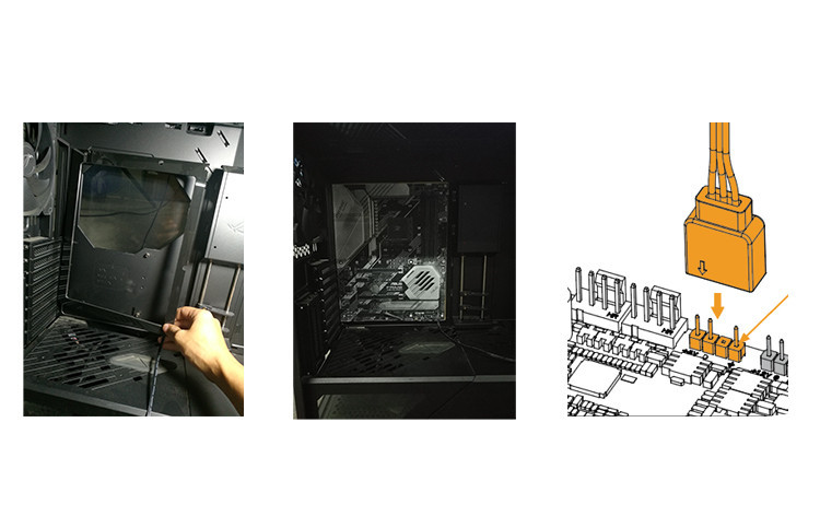 ATX Motherboard Light-Emitting Pad Backlight Pad - Image 3